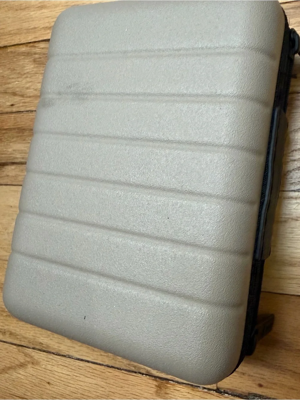 AWAY Travel Mini sand beige tan case Suitcase accessories holder luggage $45